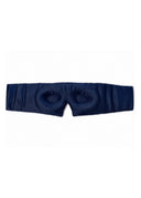 100% Pure Organic Navy Mulberry Silk Contoured Sleep Mask with Quiet Velcro Closure featuring blocks Out Light– Promotes deep, uninterrupted sleep for ultimate relaxation.