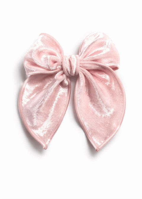 The Ballet Slipper Lauren Velvet Bow