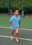 The Azure Horizon Terry Set featuring ultra-soft terry fabric that’s breathable and cozy.