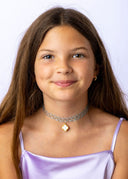The Turquoise Chloe Choker with 18K Gold Plated Charm