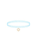 The Turquoise Chloe Choker with 18K Gold Plated Charm