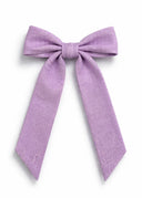 The Lilac Petal Cece Linen Bow