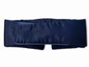 100% Pure Organic Navy Mulberry Silk Contoured Sleep Mask with Quiet Velcro Closure