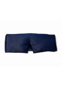 100% Pure Organic Navy Mulberry Silk Contoured Sleep Mask with Quiet Velcro Closure featuring 100% Pure Organic Mulberry Silk – Ultra-soft, breathable, and gentle on skin.