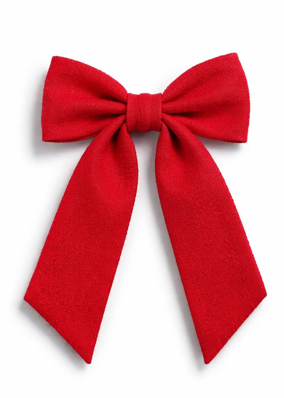 The Poppy Cece Linen Bow