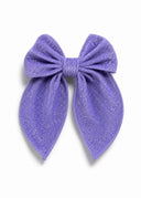 The St Tropez Lilac Shimmer Lauren Velvet Bow