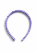 The Sugar Plum JJ Headband in a sweet, dusty plum with just the right amount of sparkle.
