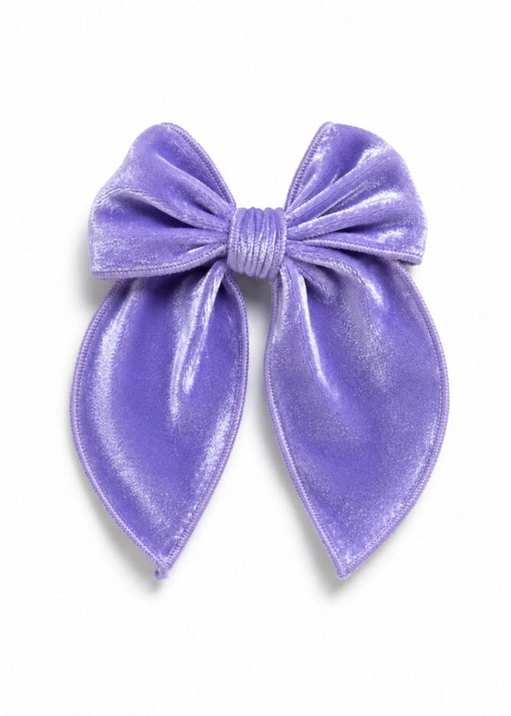 The Sugar Plum Lauren Velvet Bow