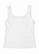 The Blanc Priscilla Top featuring classic tank silhouette with full coverage.