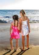 The Bright Pink Slip Dress