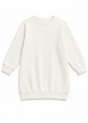 The Cloud White Aliana Sweater Dress featuring the easiest throw-on piece she’ll wear everywhere.