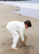 The Cloud White Grayson Pant in a soft, warm white with effortless everyday ease.