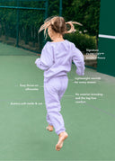 The Shell Pink Maya Sweatshirt featuring pair it with the Luna Sweatpant for the ultimate cozy set.