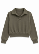 The Coastal Pine Andrew Collared Pullover featuring effortless comfort with a refined, everyday feel.