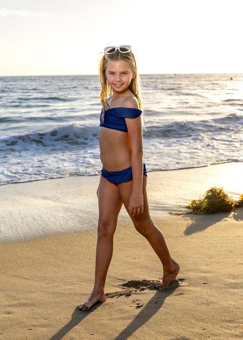 The Côte Navy Gigi Bikini Bottom