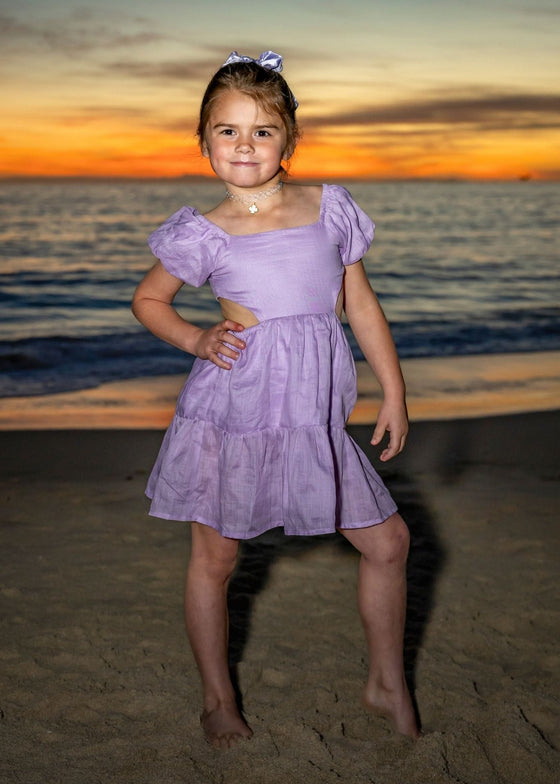 The Lilac Petal Naomi Dress