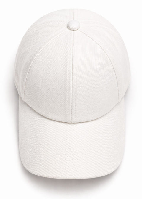 The Milkstone Denim Silk-Lined Brooklyn Cap