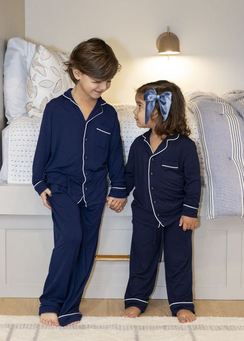 The Moonlit Navy Henry Pajama