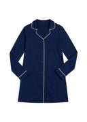 The Moonlit Navy Sophia Pajama Dress