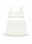 The Riviera Skirt Set featuring built-in bikini bottom for all-day comfort.