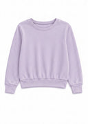 The Sea Lavender Maya Sweatshirt. The relaxed, easy fit makes it perfect for everything from beach mornings and cool evenings to everyday play and travel.