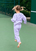 The Sea Lavender Maya Sweatshirt featuring pair it with the Luna Sweatpant for the ultimate cozy set.