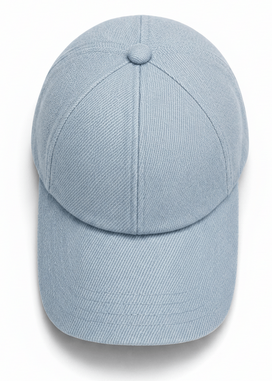 The Skywash Denim Silk Lined Brooklyn Cap