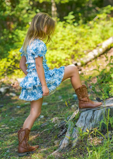 The Sweet Blooms Cecilia Smocked Top