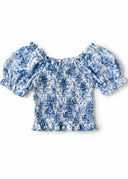 The Sweet Blooms Cecilia Smocked Top